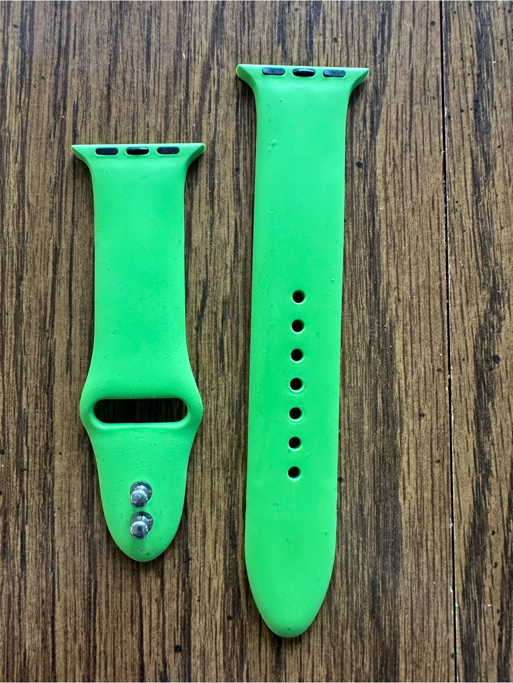 Apple Neon Green Silicone Watch Band for Smartwatch